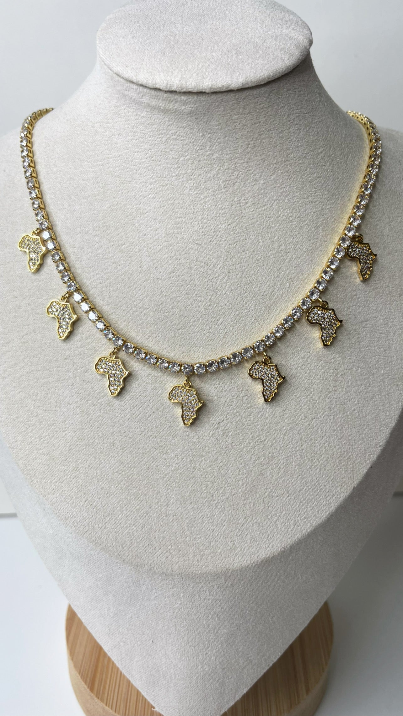 Africa Tennis Necklace