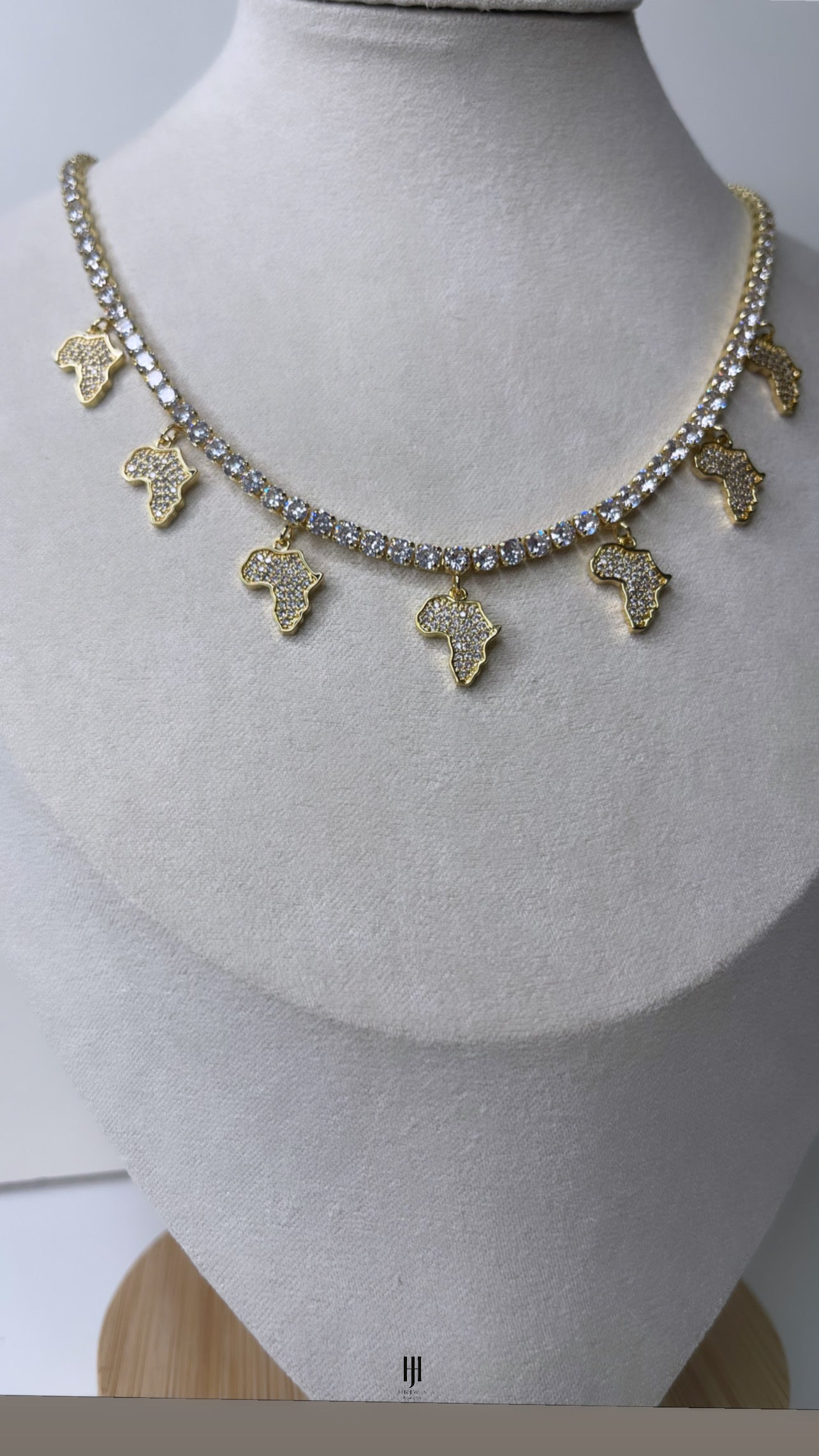 Africa Tennis Necklace