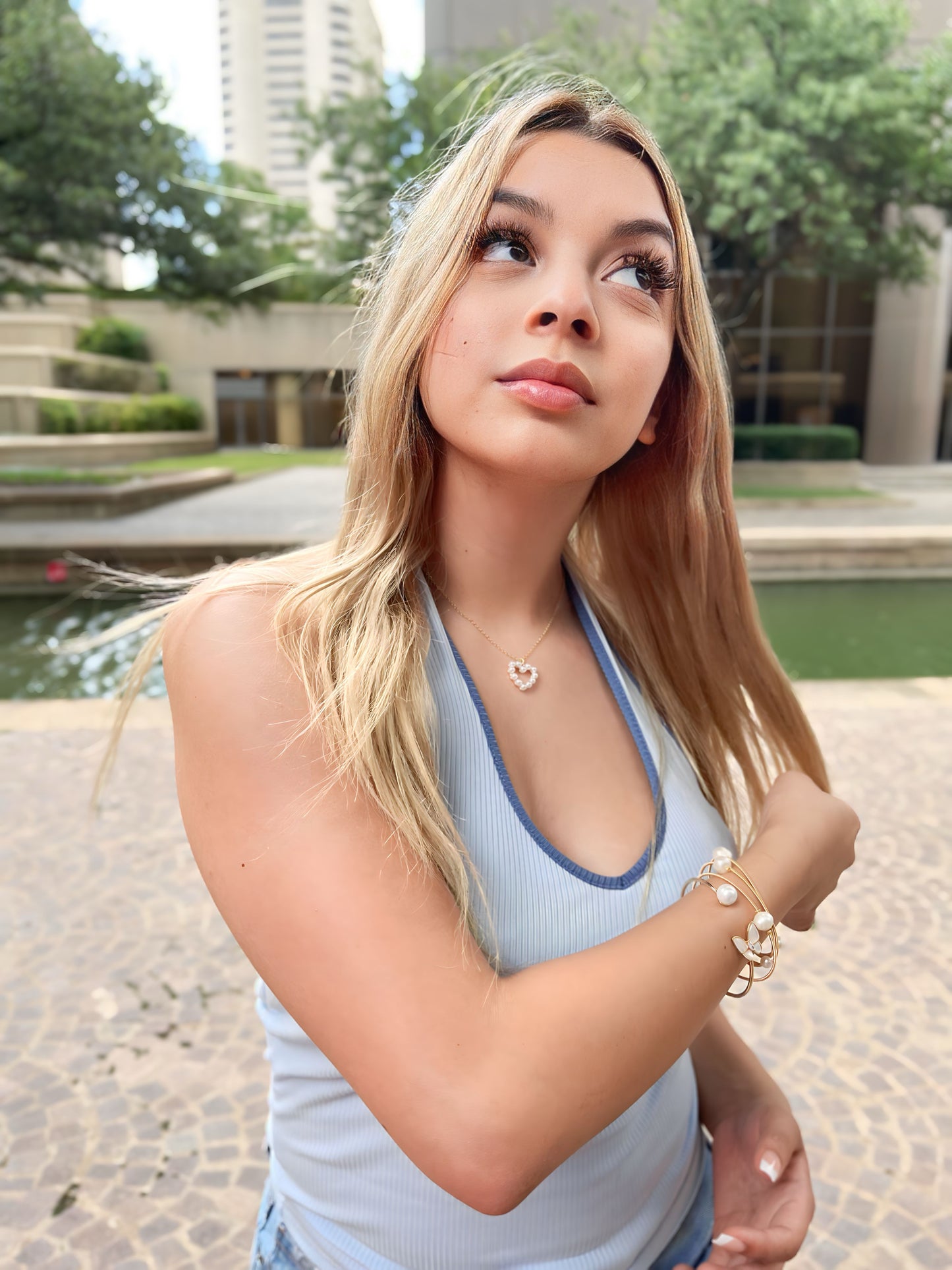 Pearl Heart Necklace