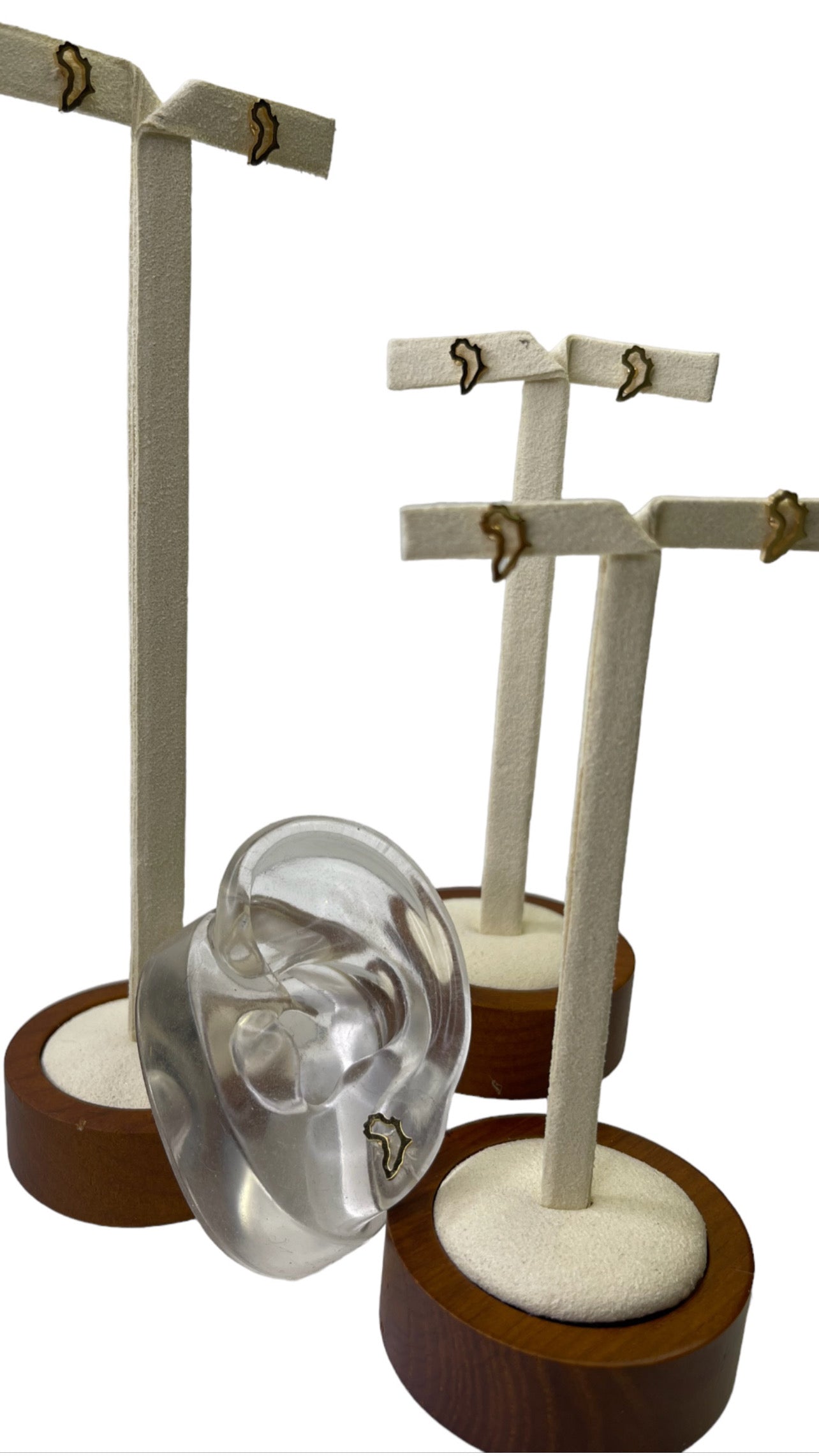 Map of Africa Stud Earrings