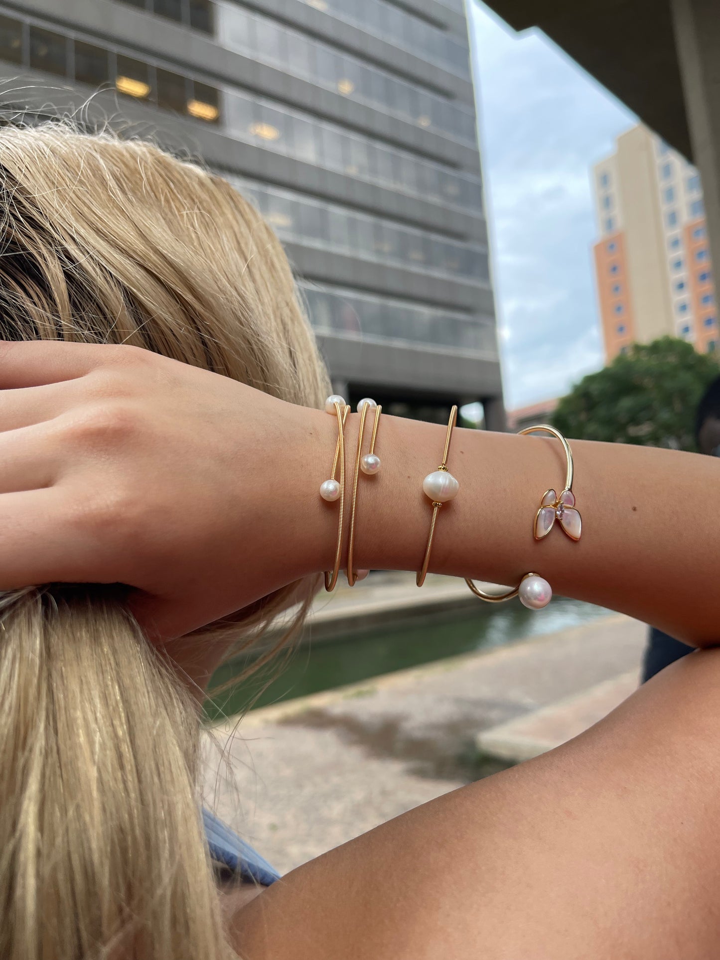 Delicate Pearl Wrap Around