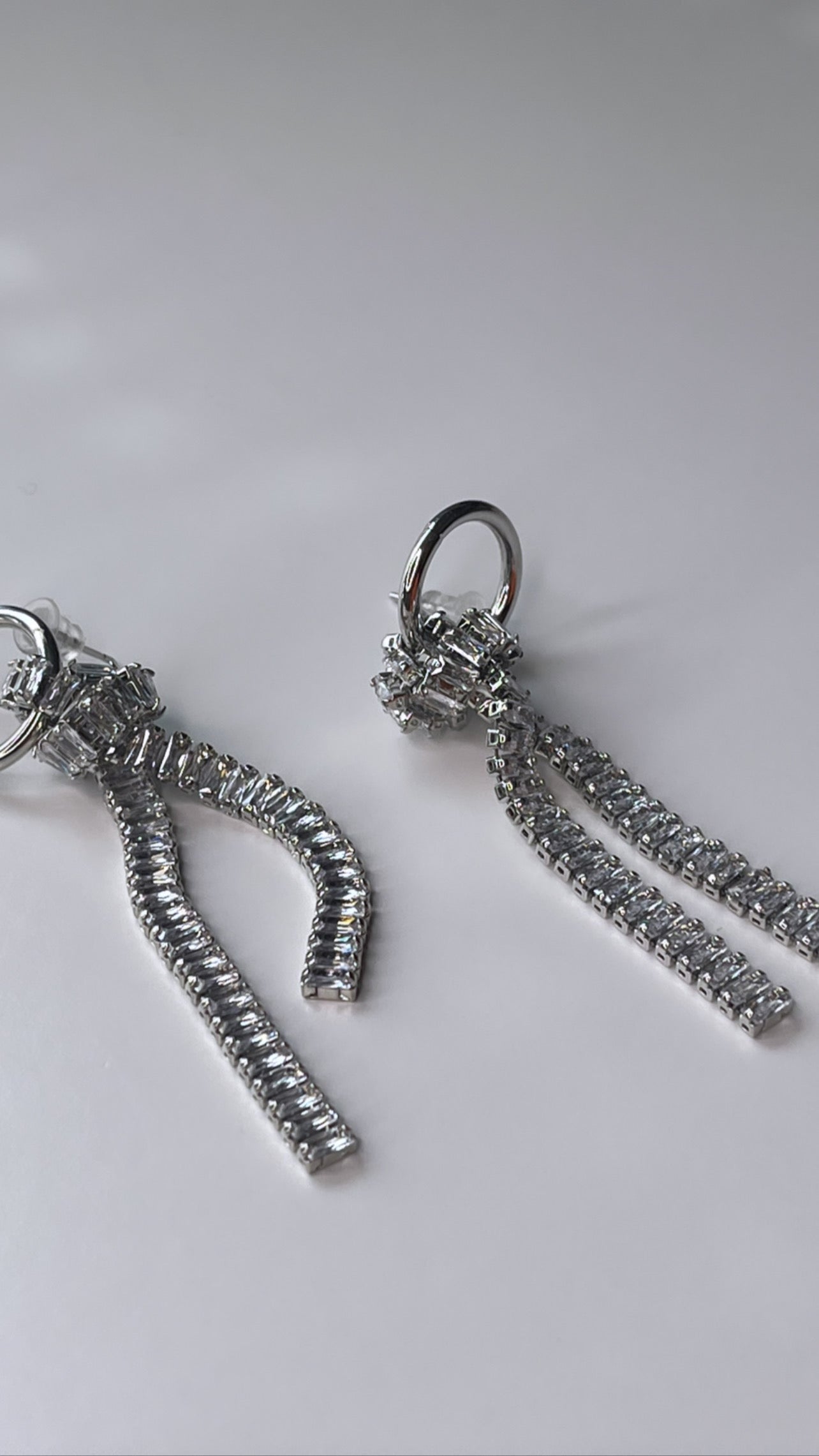 Baguette Statement Earrings