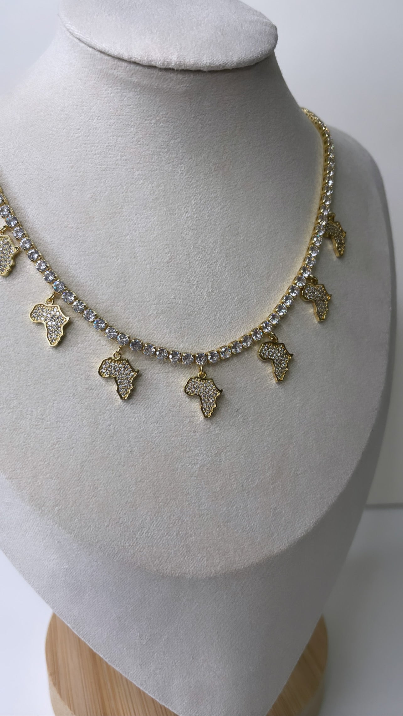 Africa Tennis Necklace