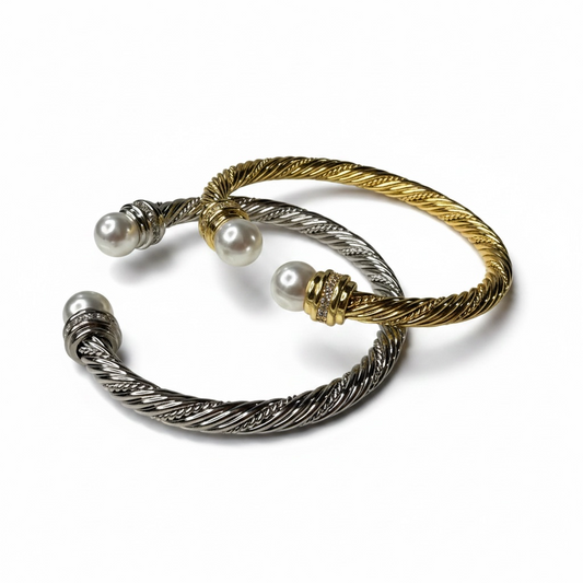Pearl Twist Cuff