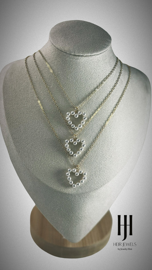 Pearl Heart Necklace