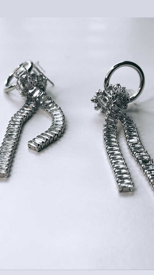 Baguette Statement Earrings