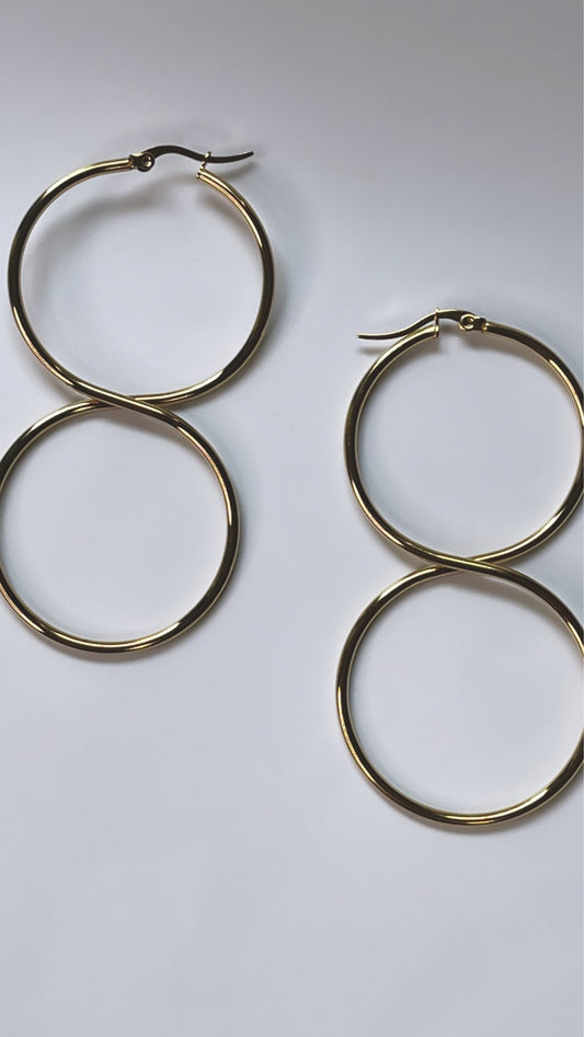 Figure 8 Hoop Earrings